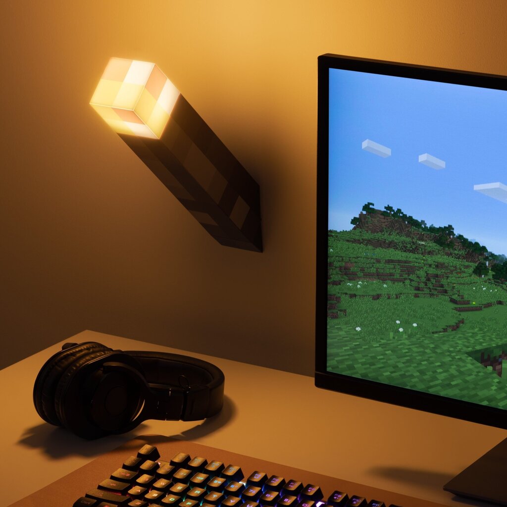 Minecraft Torch Lamp hind ja info | Fännitooted mänguritele | kaup24.ee