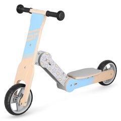 Беговел - самокат Spokey 2in1 Woo-Ride Multi, синий/коричневый цена и информация | Spokey Уличные игрушки для детей | kaup24.ee