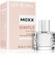 Naiste tualettvesi Mexx Simply EDT, 40 ml цена и информация | Naiste parfüümid | kaup24.ee