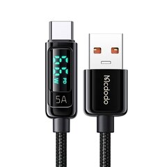 Mcdodo Digital HD USB-C 5A 66W kaabel 1,2m - hind ja info | Kaablid ja juhtmed | kaup24.ee