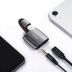 McDodo telefoni adapter, adapter, Iphone'ile, minipesa 3,5 mm, CA-6340 hind ja info | USB jagajad, adapterid | kaup24.ee