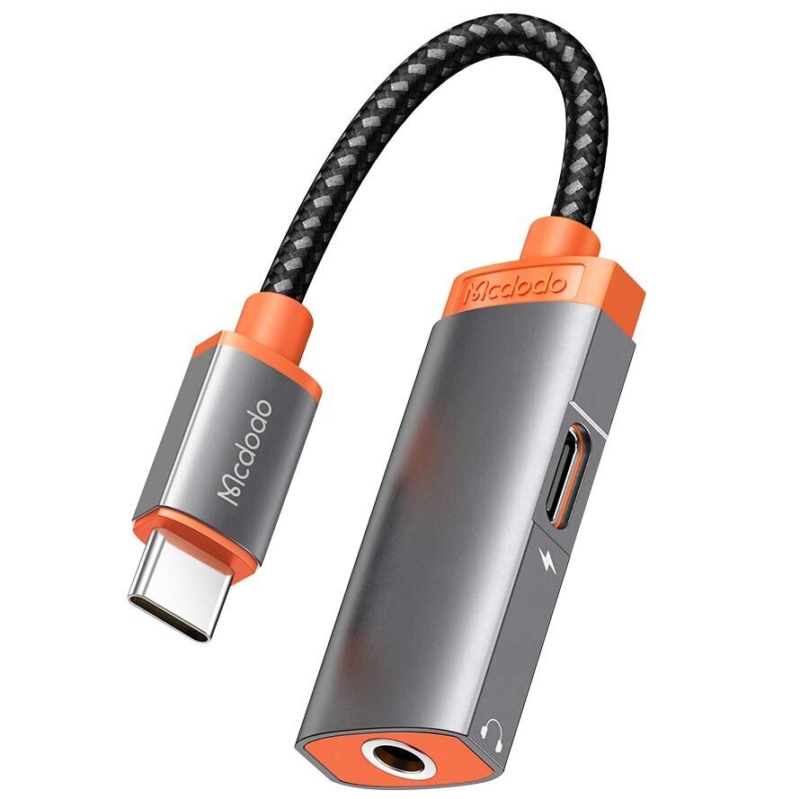 Mcdodo telefoniadapter , USB C MINI JACK adapter koos DACiga цена и информация | USB jagajad, adapterid | kaup24.ee