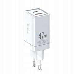 Mcdodo мини GaN зарядное устройство для телефона, 2X USB/USB-C PD QC - 47 Вт CH-8580 цена и информация | Зарядные устройства | kaup24.ee