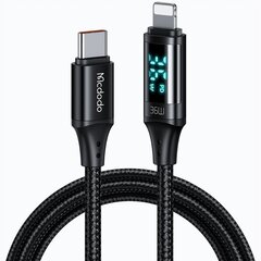 McDodo telefonikaabel, DIGITAL PRO USB-C, iPhone , 20W 1.2m must hind ja info | Kaablid ja juhtmed | kaup24.ee