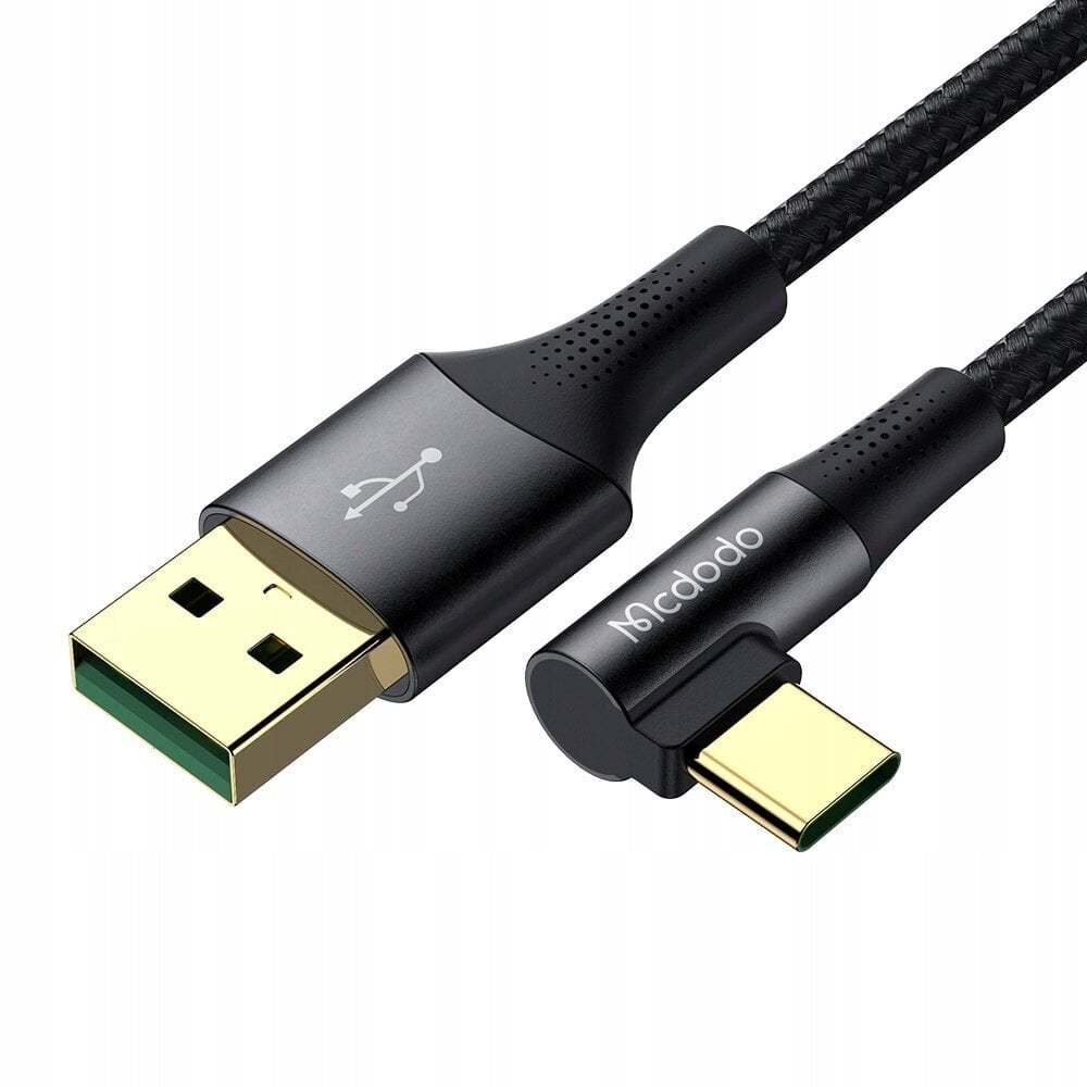 Mcdodo telefoni nurgakaabel kiire laadimine USB-C 6A 1M цена и информация | Kaablid ja juhtmed | kaup24.ee