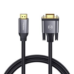 Mcdodo HDMI-VGA kahesuunaline must 2m kaabel CA-7770 hind ja info | Mcdodo Mobiiltelefonid, foto-, videokaamerad | kaup24.ee