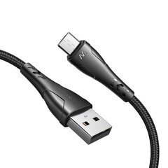 Mcdodoz telefonikaabel, mis toetab Car Play ja Android Auto Mamba seeria Micro USB 20cm punutud kaabliga must, Quick Charge 4.0+, Samsung AFC hind ja info | Kaablid ja juhtmed | kaup24.ee