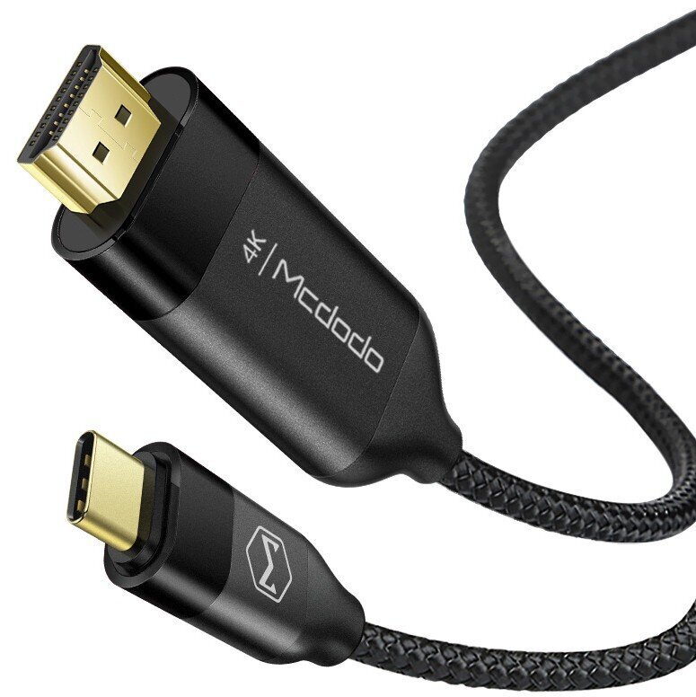 Kaabel Mcdodo Rocky Series USB-C kuni HDMI 4K, 60 Hz, 2 m hind ja info | Videokaamerate lisatarvikud | kaup24.ee