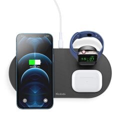 Mcdodo 3-in-1 dokkimisjaam iPhone'ile, Airpodidele, kellale цена и информация | Зарядные устройства для телефонов | kaup24.ee