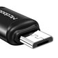 Mcdodo telefoniadapter USB -C Micro USB adapterile must OT-7690 цена и информация | USB jagajad, adapterid | kaup24.ee