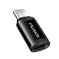 Mcdodo telefoniadapter USB -C Micro USB adapterile must OT-7690 цена и информация | USB jagajad, adapterid | kaup24.ee