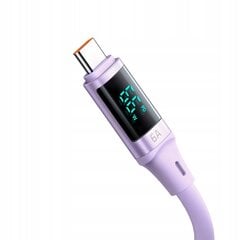 Mcdodo DIGITAL PRO USB TYP-C 5A 66W 1.2m telefonikaabel lilla hind ja info | Mobiiltelefonide kaablid | kaup24.ee