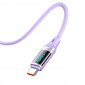 Mcdodo DIGITAL PRO USB TYP-C 5A 66W 1.2m telefonikaabel lilla hind ja info | Mobiiltelefonide kaablid | kaup24.ee