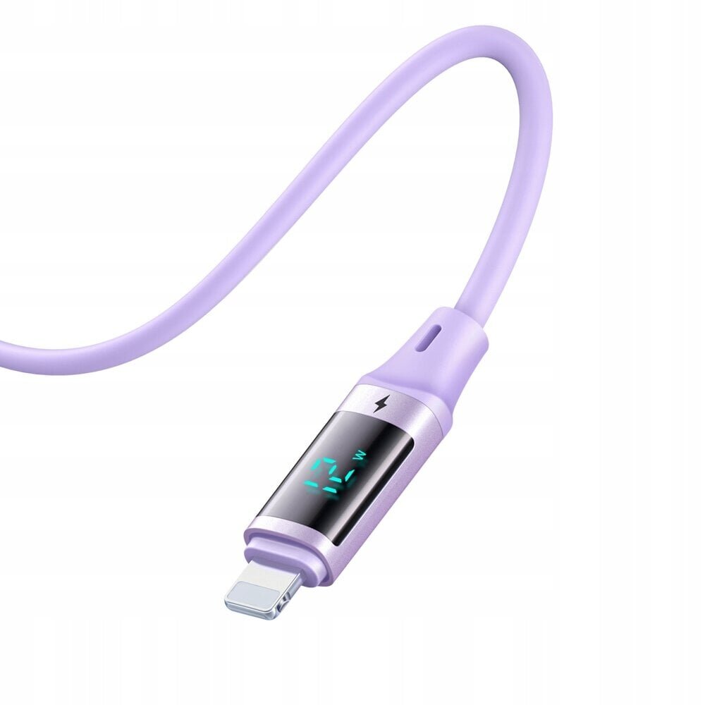 Mcdodo DIGITAL PRO USB-C ja iPhone 20W 1.2m lilla telefonikaabel цена и информация | Mobiiltelefonide kaablid | kaup24.ee