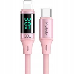 Mcdodo DIGITAL PRO USB-C Lightning 20W 1.2m roosa telefonikaabel hind ja info | Mcdodo Mobiiltelefonid, foto-, videokaamerad | kaup24.ee