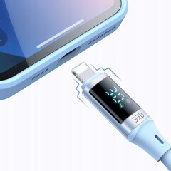 Mcdodo DIGITAL PRO USB-C ja iPhone 20W telefonikaabel 1.2m sinine цена и информация | Кабели для телефонов | kaup24.ee