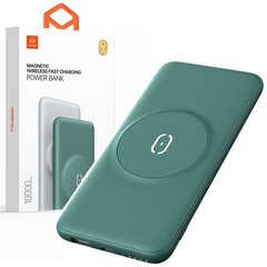 Mcdodo Powerbank 10000mAh PD 3.0 iPhone 12 Magsafe зеленый цена и информация | Зарядные устройства для телефонов | kaup24.ee