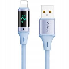 Mcdodo DIGITAL PRO USB для iPhone 12W 1,2 м синий телефонный кабель цена и информация | Кабели для телефонов | kaup24.ee