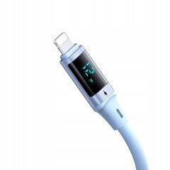 Mcdodo DIGITAL PRO USB ja iPhone 12W 1.2m sinine telefonikaabel hind ja info | Mobiiltelefonide kaablid | kaup24.ee