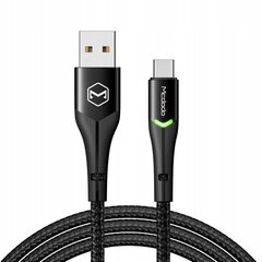 Телефонный кабель Mcdodo, USB-C, высокоскоростной, USB-C, LED, QC 4.0, 1 м , CA-7960 цена и информация | Кабели для телефонов | kaup24.ee