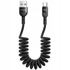 McDodo telefonikaabel QUICK CHARGE 4 USB TYP-C 1.8m must hind ja info | Mobiiltelefonide kaablid | kaup24.ee