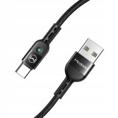 McDodo телефонный кабель QUICK CHARGE 4 USB TYP-C 1,8 м черный цена и информация | Кабели для телефонов | kaup24.ee
