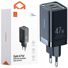 MCDODO MINI GaN CHARGER 2X USB/USB-C PD QC - 47 Вт цена и информация | Зарядные устройства для телефонов | kaup24.ee