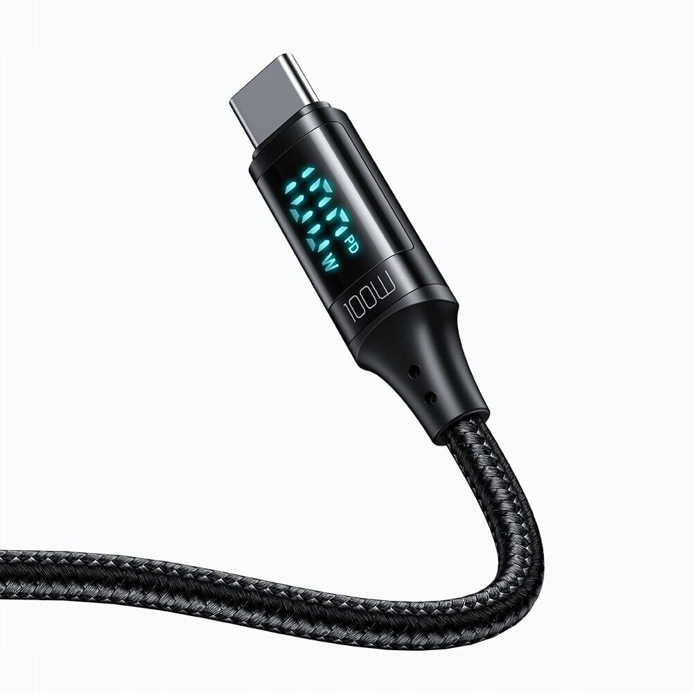 Mcdodo telefonikaabel koos ekraaniga Digital PRO PD USB-C 100W 1.2m цена и информация | Mobiiltelefonide kaablid | kaup24.ee