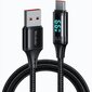 Mcdodo telefonikaabel koos ekraaniga Digital PRO PD USB-C 100W 1.2m цена и информация | Mobiiltelefonide kaablid | kaup24.ee