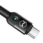 Mcdodo Omega telefonikaabel Spring Fast LED USB Type-C PD 1.8m must цена и информация | Mobiiltelefonide kaablid | kaup24.ee