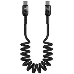 Телефонный кабель Mcdodo omega PD, spring fast LED, USB Type-C , чёрный, 1,8 м цена и информация | Borofone 43757-uniw | kaup24.ee