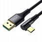 Mcdodo kiirlaadimise telefonikaabel, nurga all USB-C 65W 6A 2M цена и информация | Mobiiltelefonide kaablid | kaup24.ee