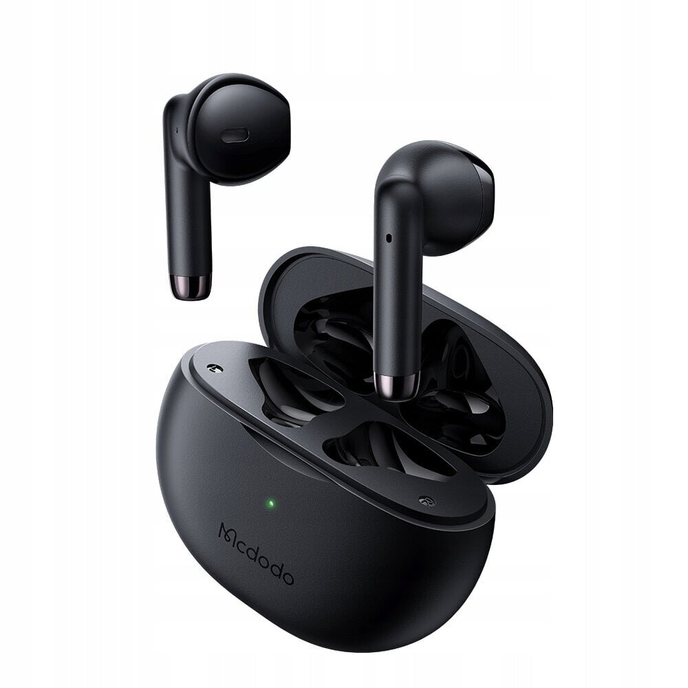 Mcdodo telefoni kõrvaklapid, juhtmevabad, kõrvaklapid Bluetooth 5 korpusega, mustad hind ja info | Kõrvaklapid | kaup24.ee