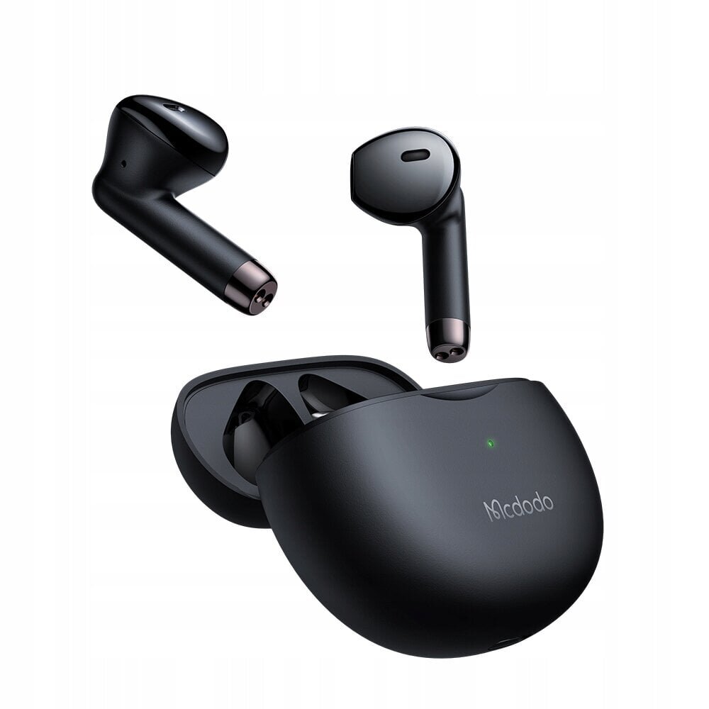 Mcdodo telefoni kõrvaklapid, juhtmevabad, kõrvaklapid Bluetooth 5 korpusega, mustad hind ja info | Kõrvaklapid | kaup24.ee