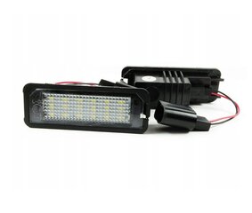 Numbrimärgi LED tulede komplekt, AutoTune, VW, Amarok, Eos, Golf IV V VI VII, Passat B6 B7 CC, Touareg, Polo, Porsche, Seat jaoks hind ja info | Autotuled | kaup24.ee