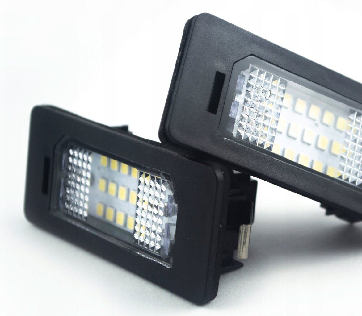 LED numbrimärgi tulede komplekt, AutoTune, VW Caddy III, Golf V Plus, Jetta V, Passat B5 FL sedaan, Passat B6 Estate, T5, Touran I, Skoda Superb I jaoks hind ja info | Summutid ja summutiotsad | kaup24.ee