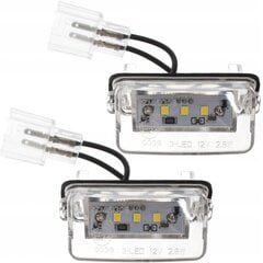 AutoTune LED numbrimärgi komplekt Peugeot 206, 207, 306, 307, 308,406, 407,5008, Expert IV, Partner I, Partner II B9, Partner Tepee, Traveller hind ja info | Autotuled | kaup24.ee