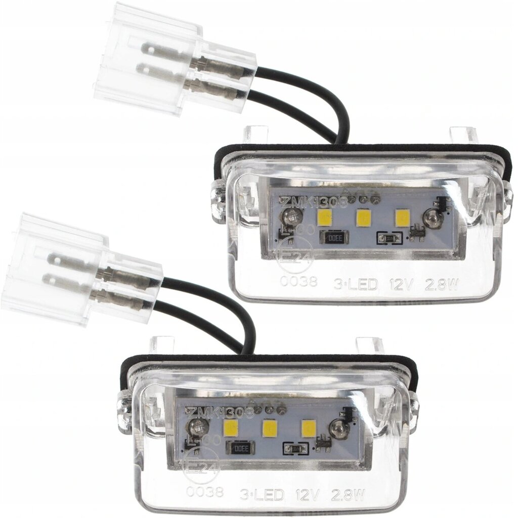 AutoTune LED numbrimärgi komplekt Peugeot 206, 207, 306, 307, 308,406, 407,5008, Expert IV, Partner I, Partner II B9, Partner Tepee, Traveller цена и информация | Autotuled | kaup24.ee