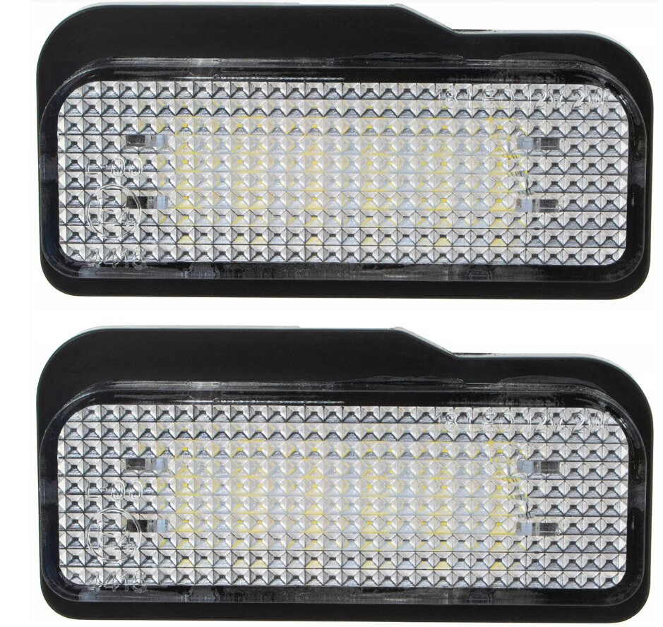 LED numbritulede komplekt, AutoTune, Mercedes W203 Clasa C KOMBI, Mercedes W211 Clasa E SEDAN KOMBI, Mercedes W219 CLS, Mercedes R171 SLK jaoks hind ja info | Autotuled | kaup24.ee