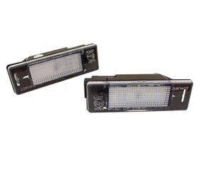 LED numbritulede komplekt, AutoTune, Peugeot 1007, 106 II, 207, 207 CC, SW, Peugeot 3008, Peugeot 307, Peugeot 307, Peugeot 308, Peugeot 406, Peugeot 407, Peugeot 508, Peugeot 607 jaoks. hind ja info | Autotuled | kaup24.ee