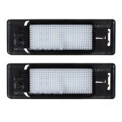 Numbrimärgi LED-lampide komplekt, AutoTune, Citroen BERLINGO, Citroen C2, C3 I, C3 Pluriel, C4 GRAND PICASSO I, Citroen C4 I, Citroen C5 II, Citroen C6, Citroen C8, Citroen DS3, Citroen jaoks цена и информация | Фары | kaup24.ee