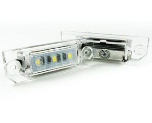 AutoTune LED numbrimärgi tulekomplekt VW Eose, VW Golf IV, VW Golf V, VW Golf VI, VW Golf VII, VW Passat B6 sedaani, VW Passat B7, VW Passat CC jaoks hind ja info | Autotuled | kaup24.ee