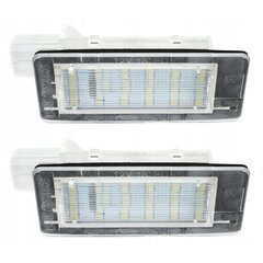 LED-lampide komplekt numbrimärgile, AutoTune, Renault Captur, Renault Espace IV, Renault Fluence, Renault Modus FL, Renault Scenic II, Renault Scenic III hind ja info | Autotuled | kaup24.ee