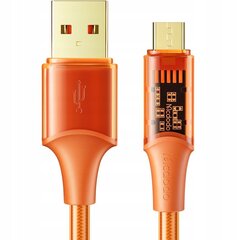 Mcdodo телефонный кабель мощный быстрая зарядка Micro USB QC 4.0 3A 1,2 м оранжевый цена и информация | Кабели для телефонов | kaup24.ee