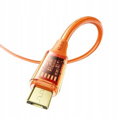 Mcdodo телефонный кабель мощный быстрая зарядка Micro USB QC 4.0 3A 1,2 м оранжевый цена и информация | Кабели для телефонов | kaup24.ee