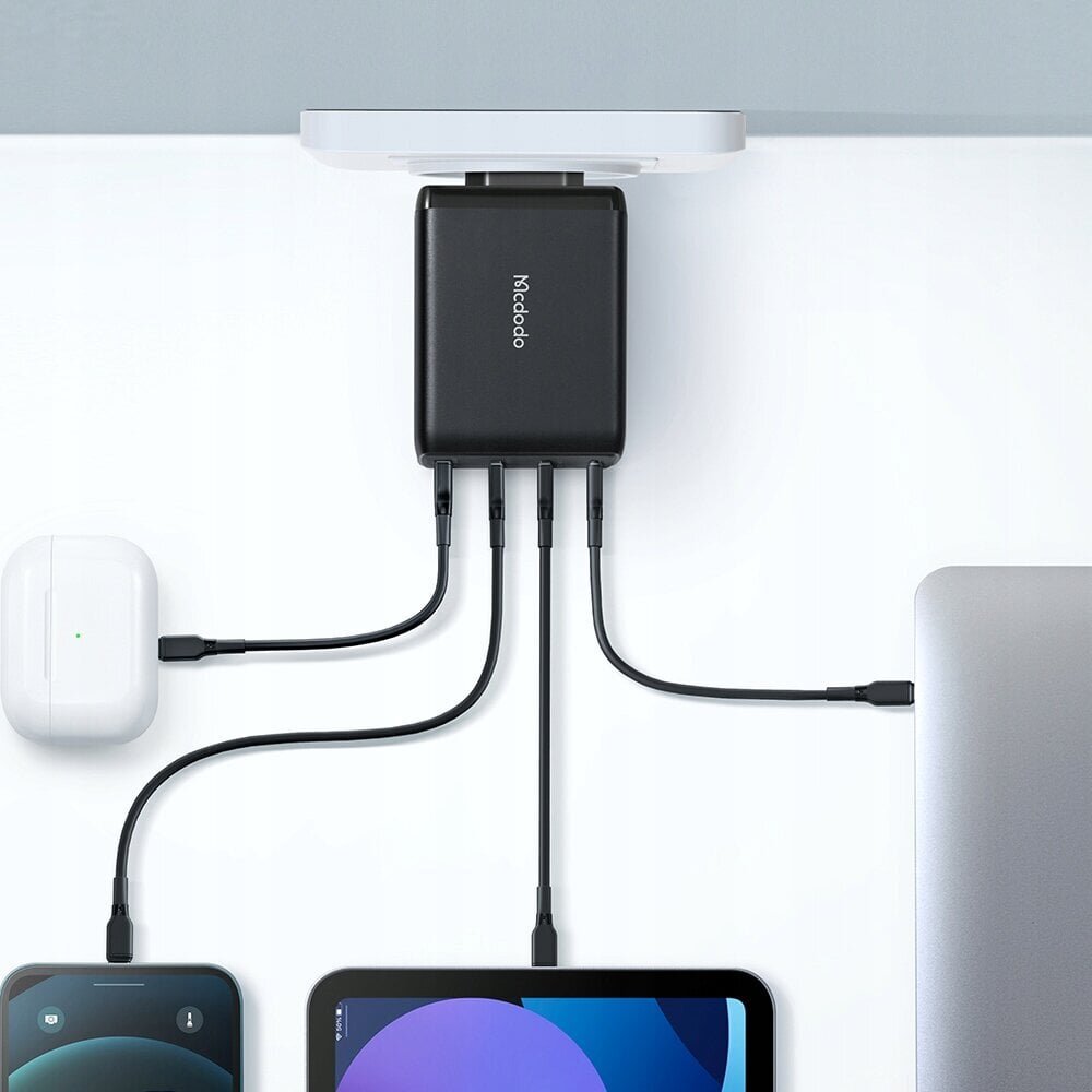 Адаптер Зарядное устройство для телефона Mcdodo, GaN, быстрое, USB-C/ USB,  4 порта, 120 Вт, кабель USB-C, CH-0771 цена | kaup24.ee