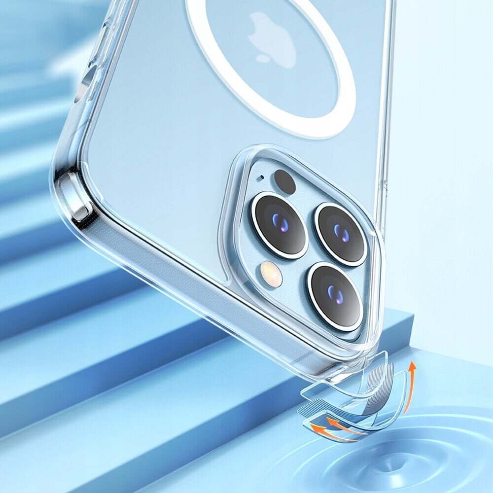 McDodo läbipaistev magnetiline telefoniümbris iPhone 13 PRO PC-1660 jaoks цена и информация | Telefoni kaaned, ümbrised | kaup24.ee