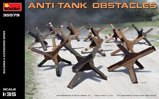 Liimitav mudel MiniArt 35579 Anti-tank Obstacles 1/35 цена и информация | Склеиваемые модели | kaup24.ee