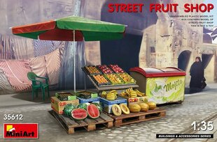 Liimitav mudel MiniArt 35612 Street Fruit Shop 1/35 цена и информация | Склеиваемые модели | kaup24.ee