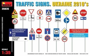 Liimitav mudel MiniArt 35635 TRAFFIC SIGNS. UKRAINE 2010's 1/35 цена и информация | Склеиваемые модели | kaup24.ee